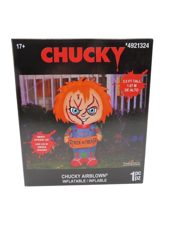 Gemmy Other - Gemmy Chucky Childs Play 3.5 Feet Tall LED Lighted Inflatable Halloween 2022 NEW